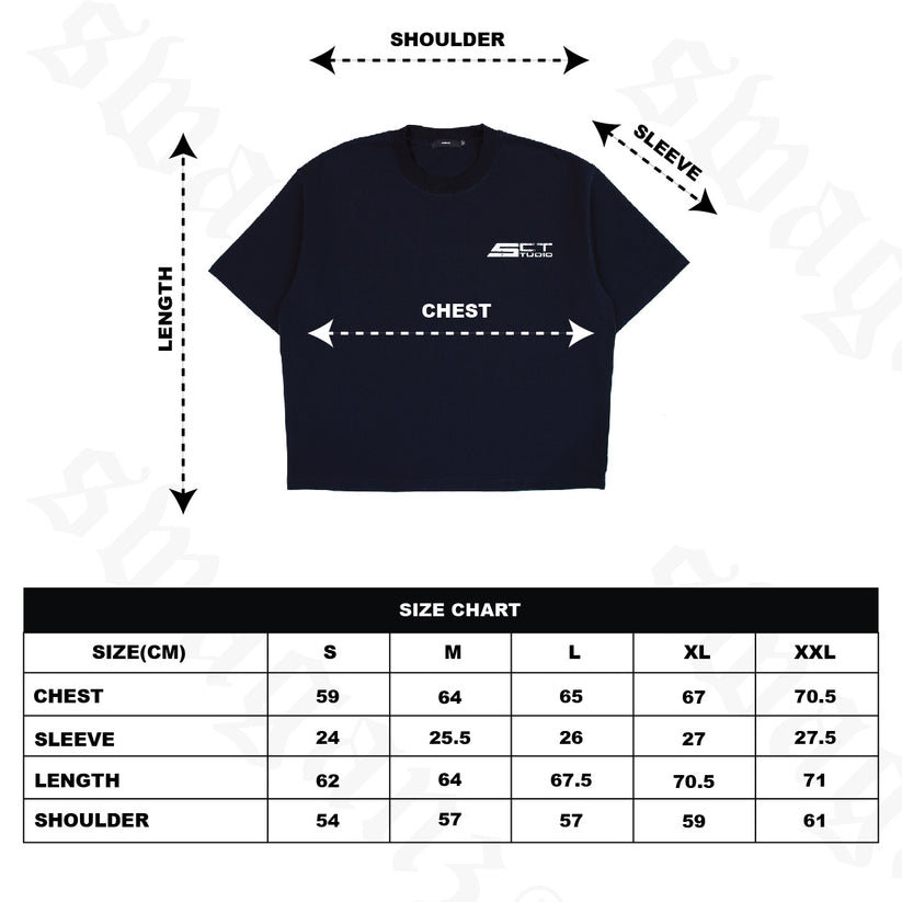 SS25 Boxy Tee Black