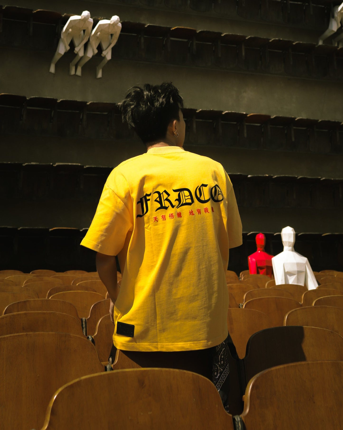 WARRIOR ESSENTIAL YELLOW TEE