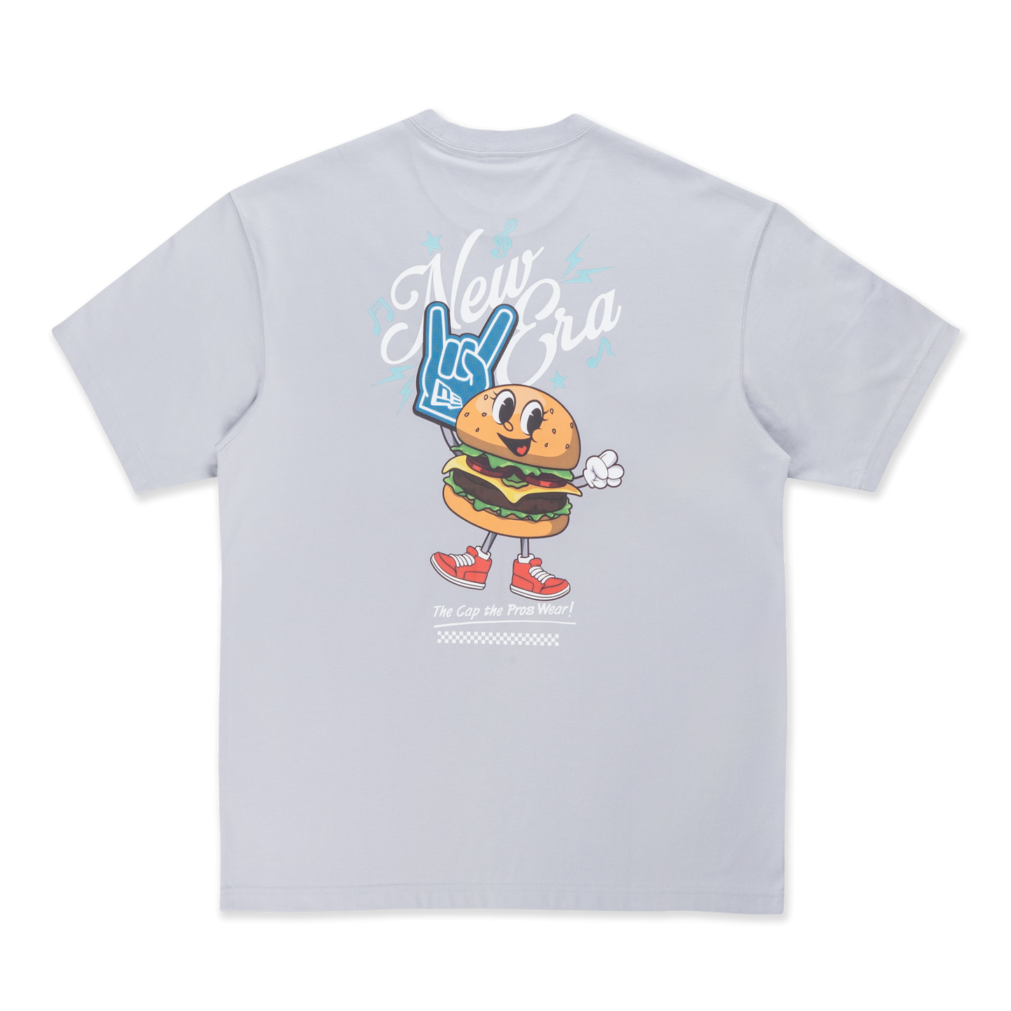 NEW ERA OS SS TEE SPRING WAVE FEST DOLPHINE GRY