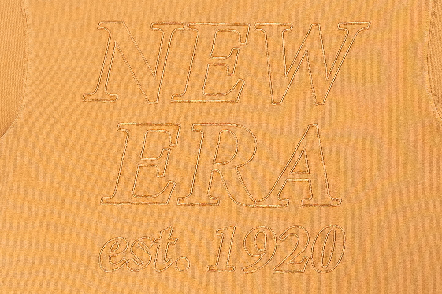 NEW ERA SS TEE NE LOGO WASHED DEEP SAND