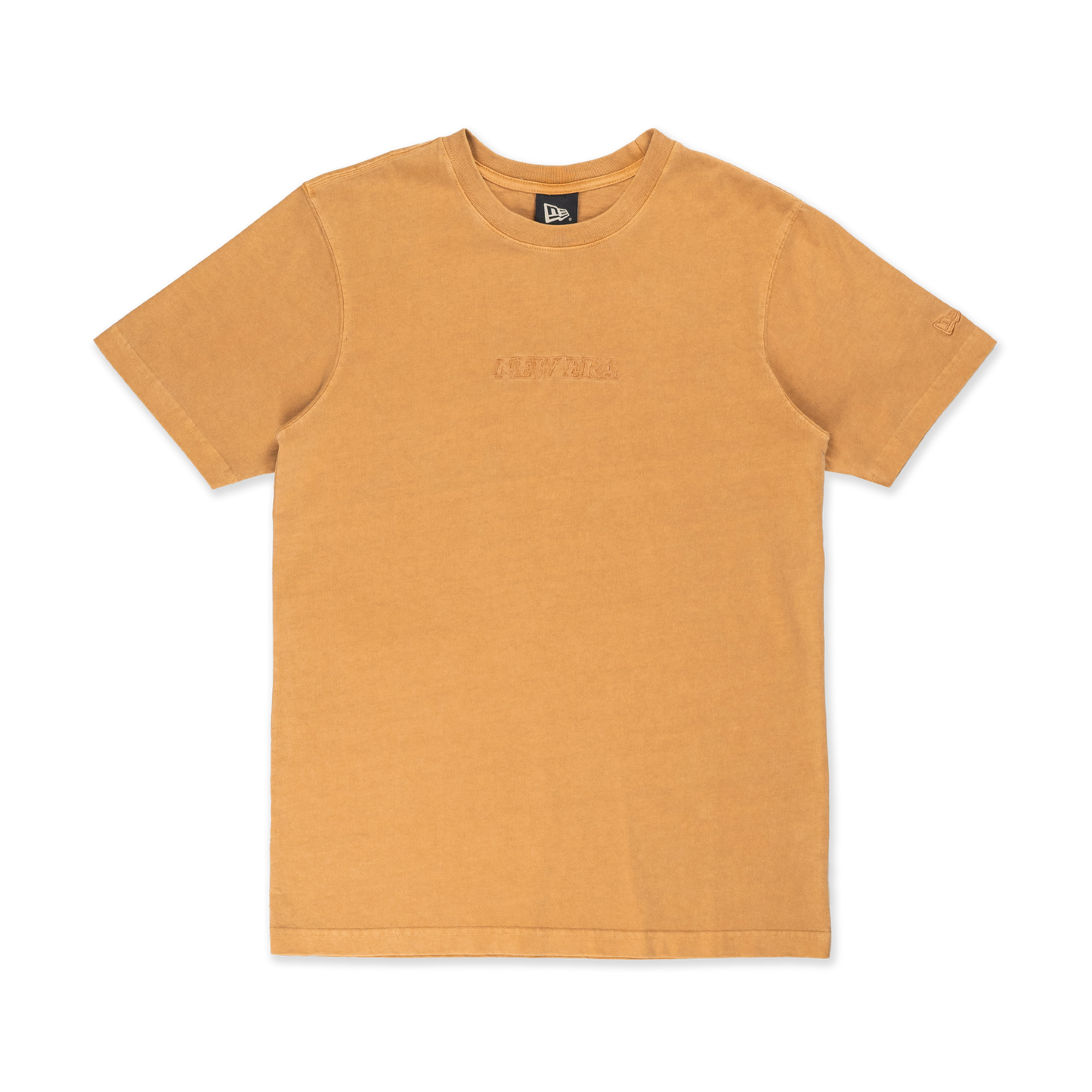 NEW ERA SS TEE NE LOGO WASHED DEEP SAND