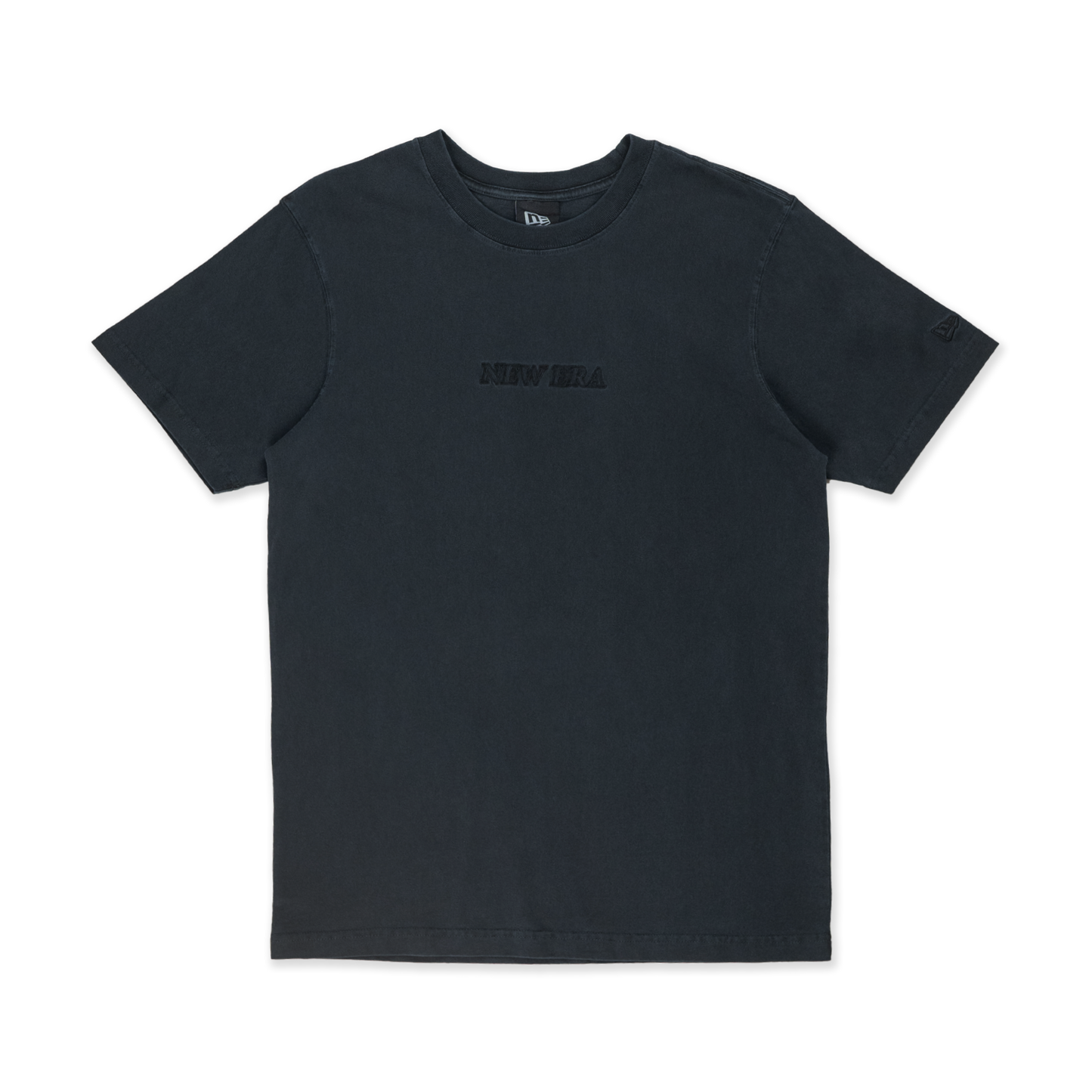 NEW ERA SS TEE NE LOGO WASHED BLACK