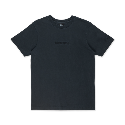 NEW ERA SS TEE NE LOGO WASHED BLACK