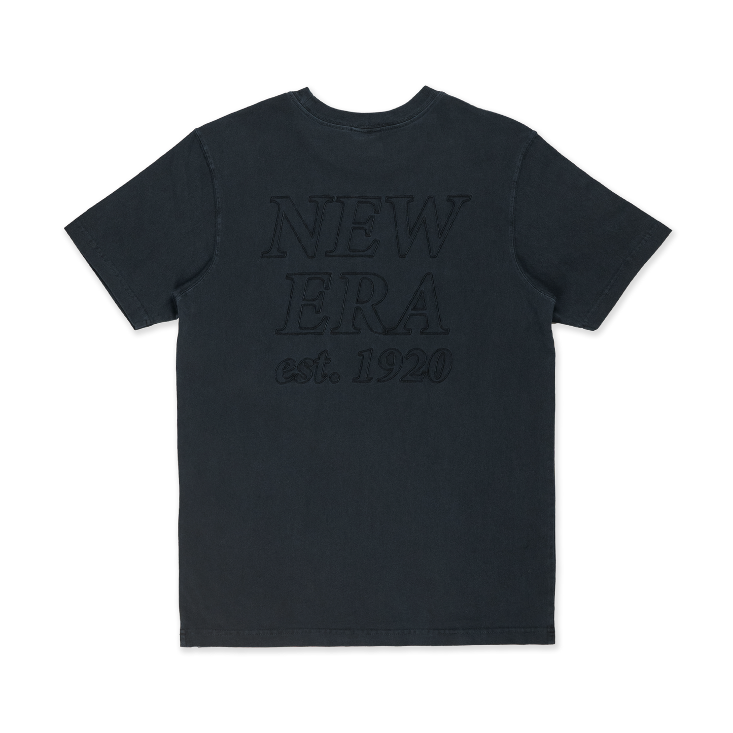 NEW ERA SS TEE NE LOGO WASHED BLACK