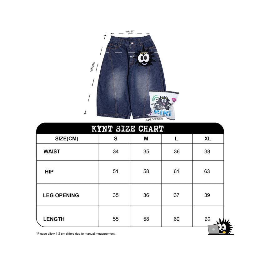Overtime Jorts Blue