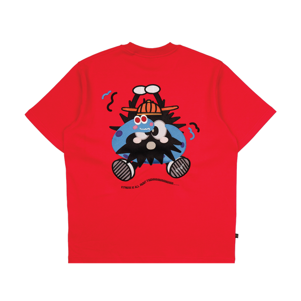 Vintage Lunar Hula Urchin Red