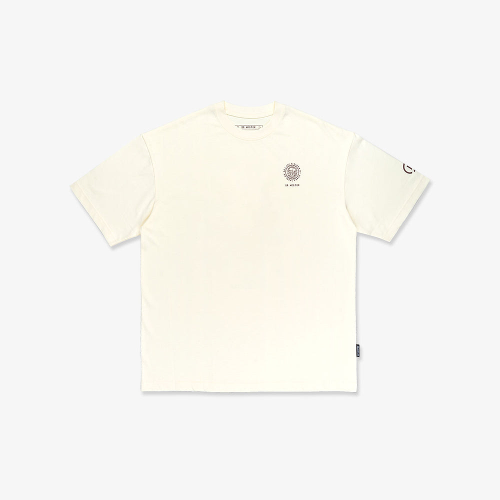 Globe Broad Tee - Cream