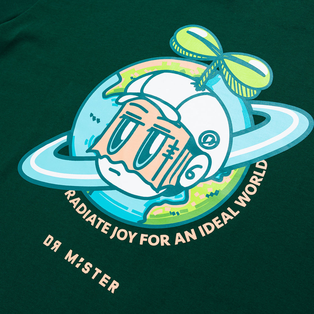 Planet Broad Tee - Pine Green
