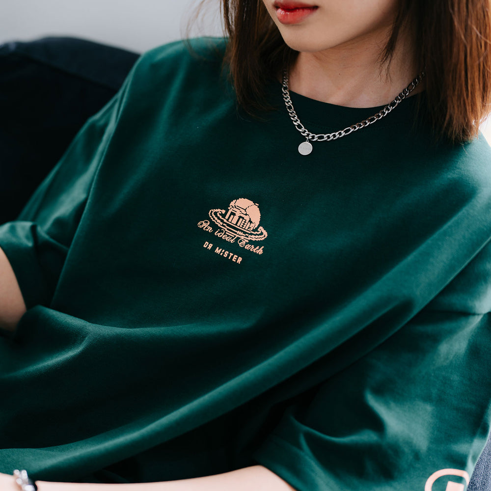 Planet Broad Tee - Pine Green