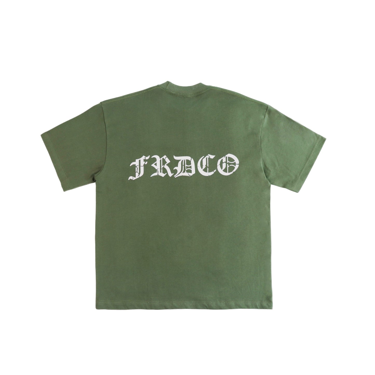 GOD NO TEARS GREEN TEE