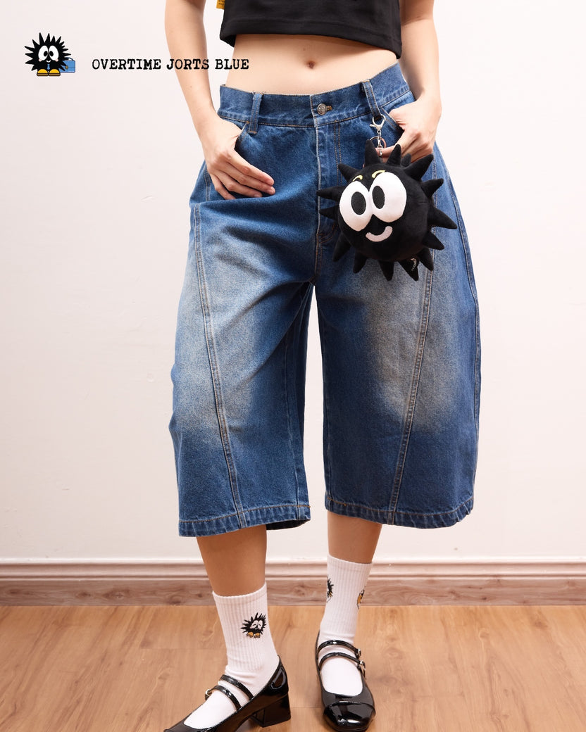 Overtime Jorts Blue
