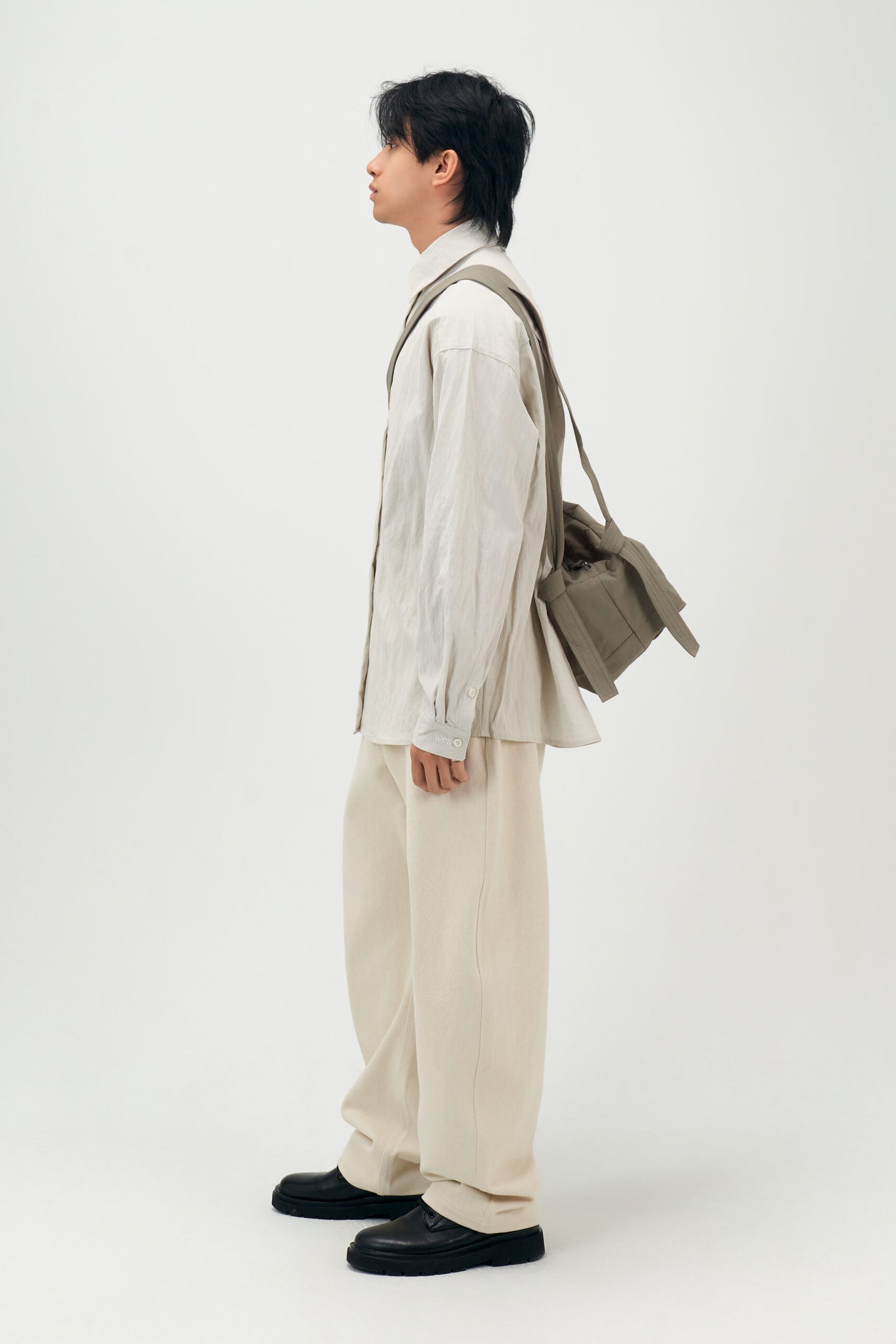 Small Loaf Nylon Bag (Olive Grey)