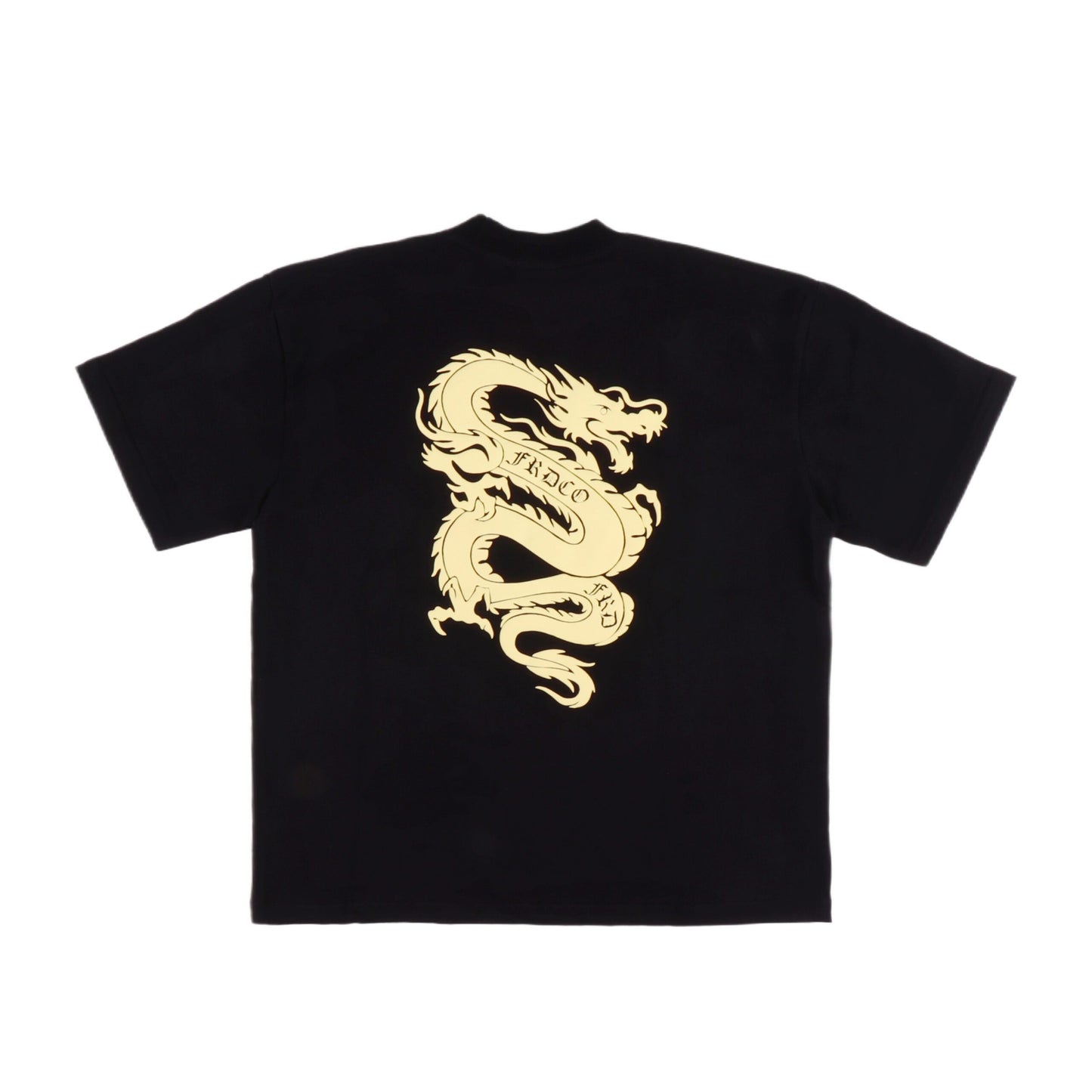 CNY24 DRAGON EMBOSSED BLACK TEE