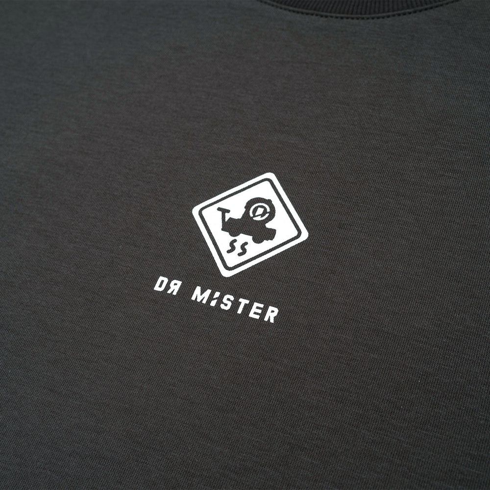 Abbey Road Broad Tee - Charcoal Grey