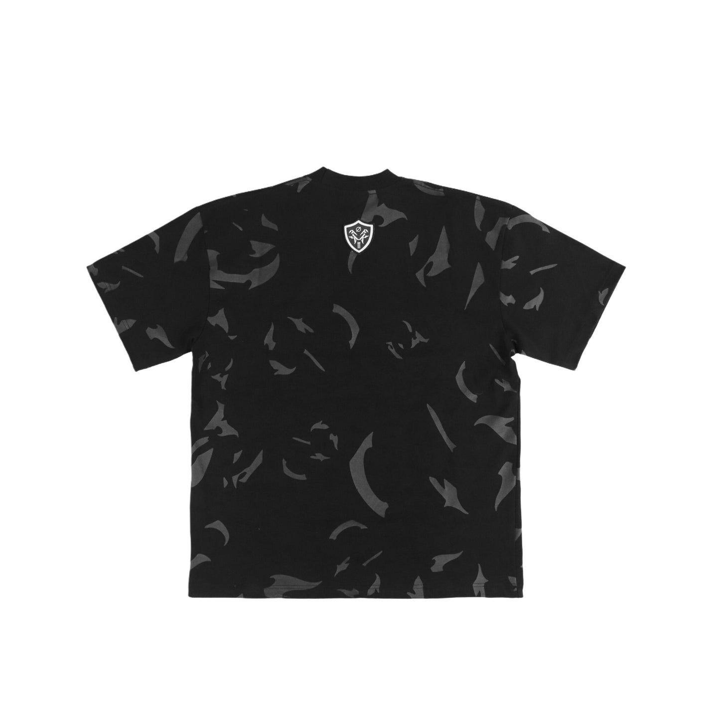TIME CRACK ESSENTIAL BLACK TEE