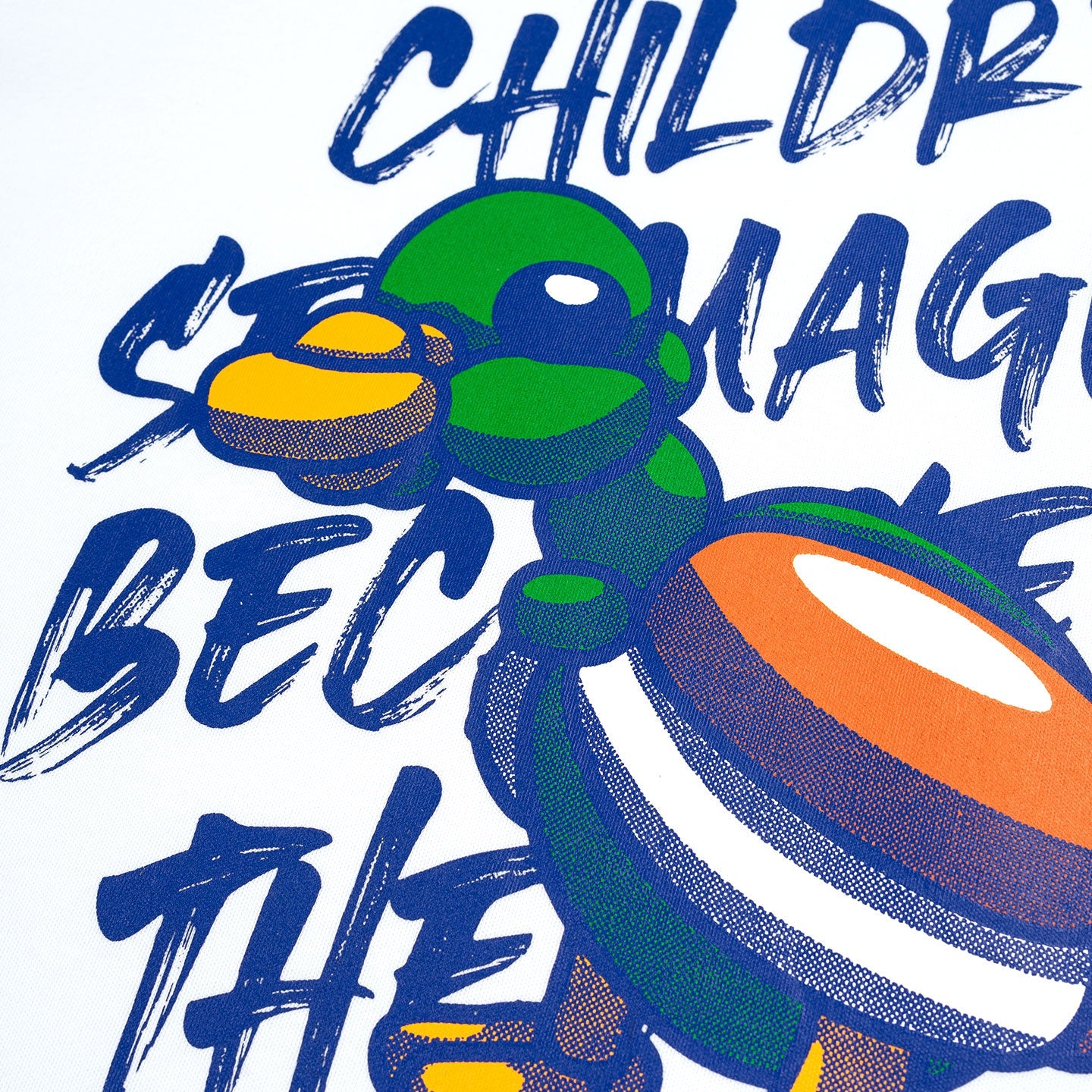 Balloon Duck Oversized Tee - White