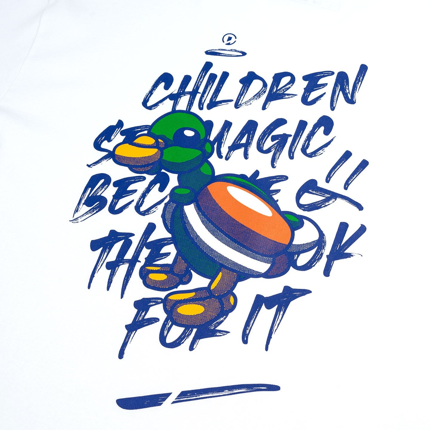 Balloon Duck Oversized Tee - White