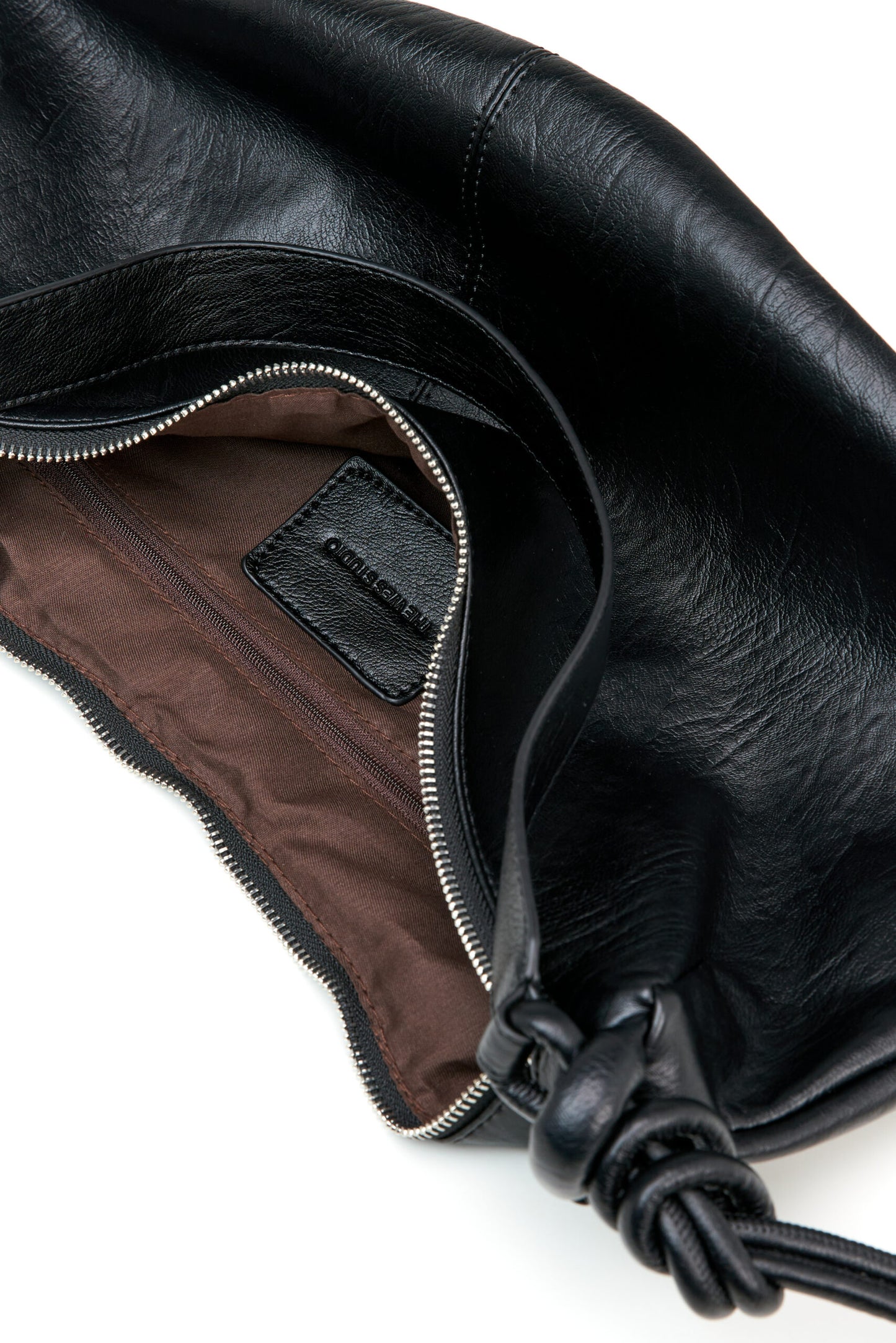 Boat Leather Bag (Black)