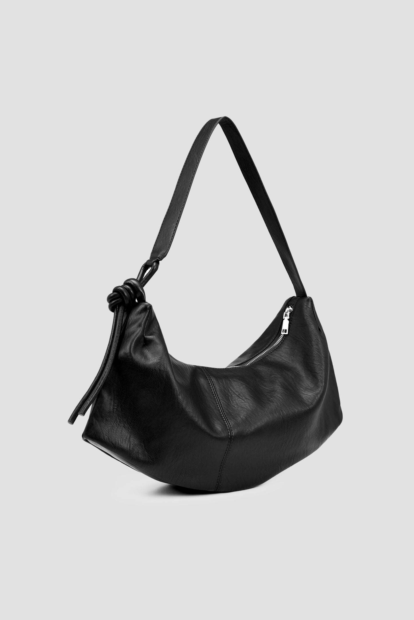Boat Leather Bag (Black)