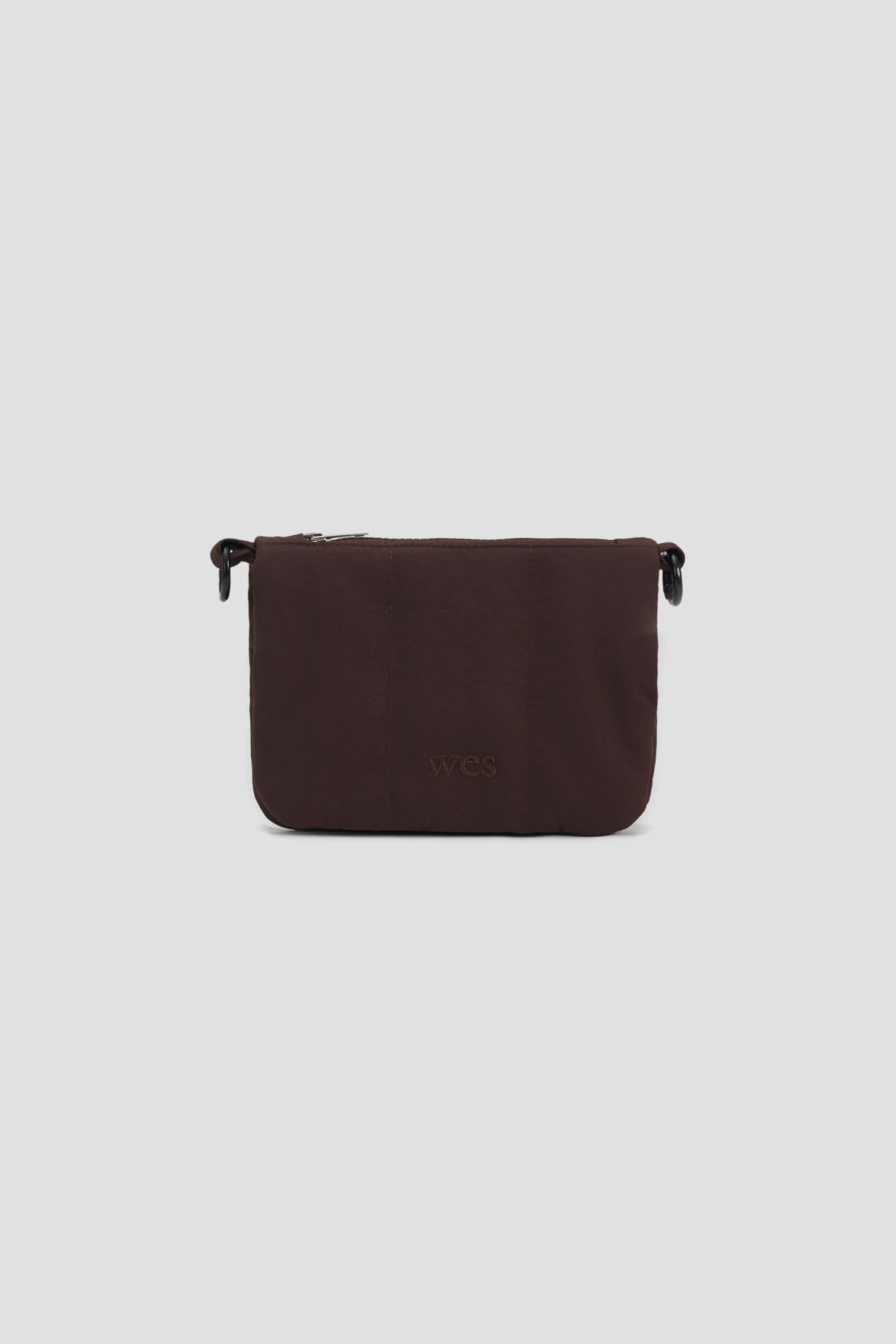 Mini Nylon Cushion Pouch (Brown)