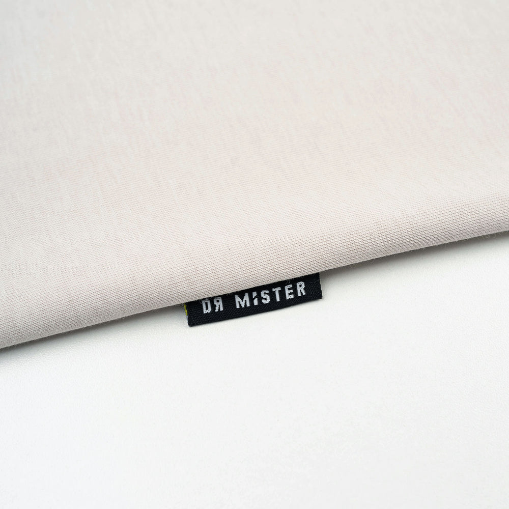 Campus Broad Tee - Bone Beige