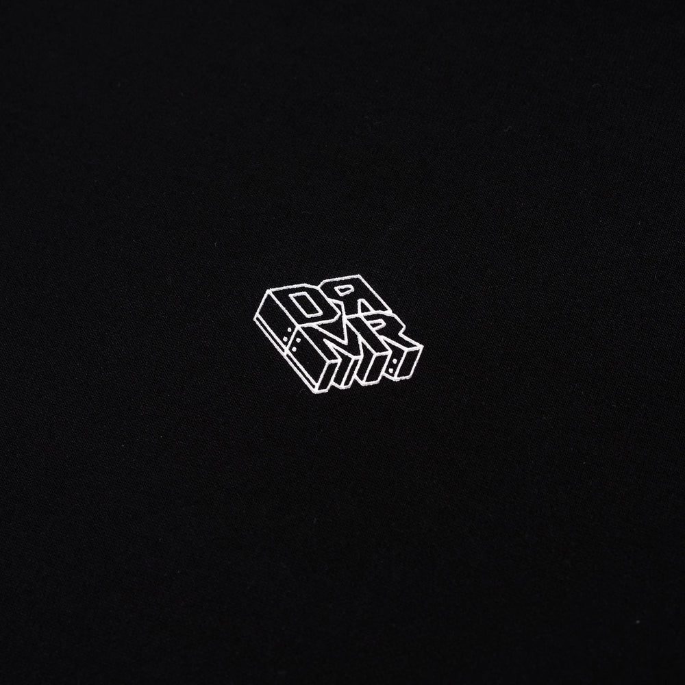 Chrome Abbr Broad Tee - Black