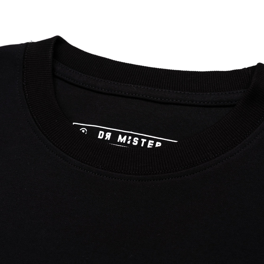 Chrome Abbr Broad Tee - Black