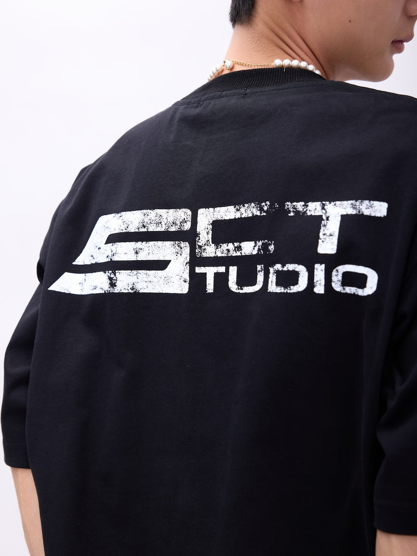 SS25 Boxy Tee Black