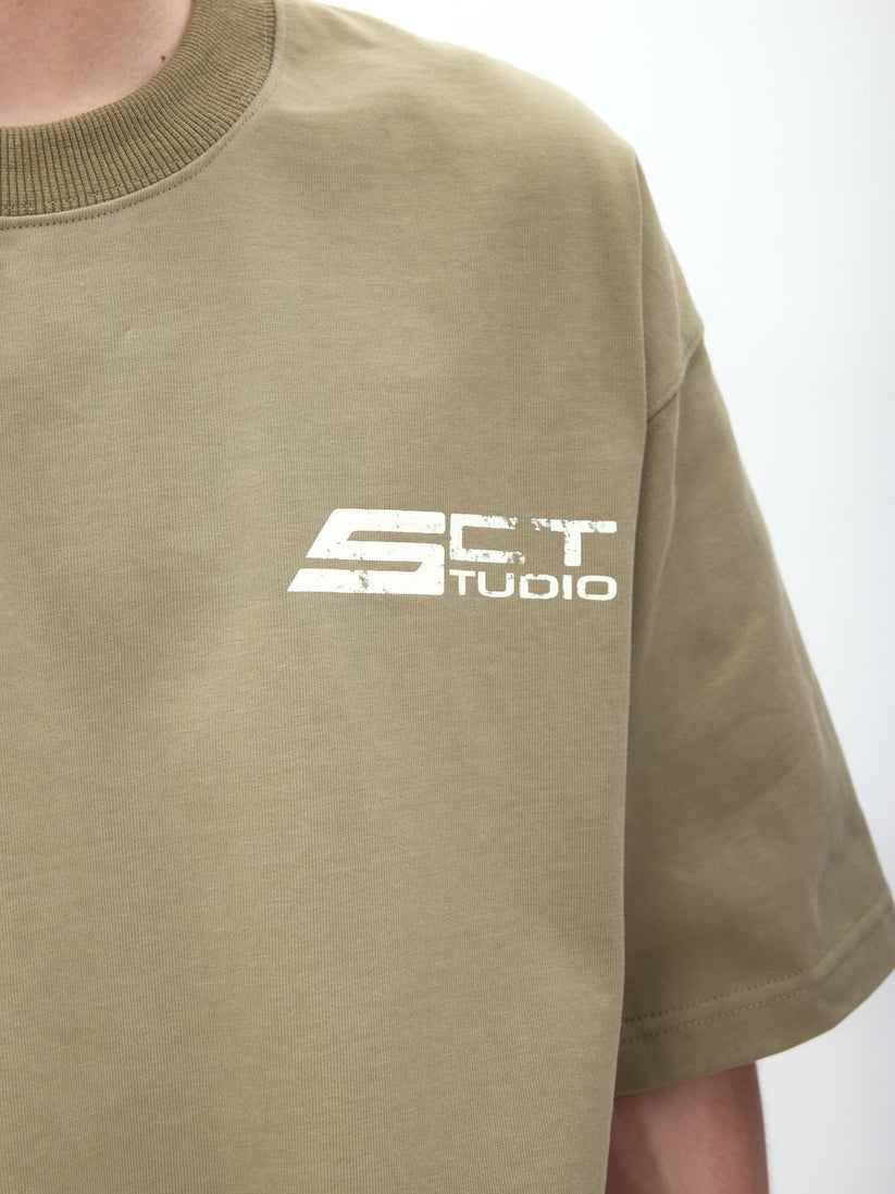 SS25 Boxy Tee Olive
