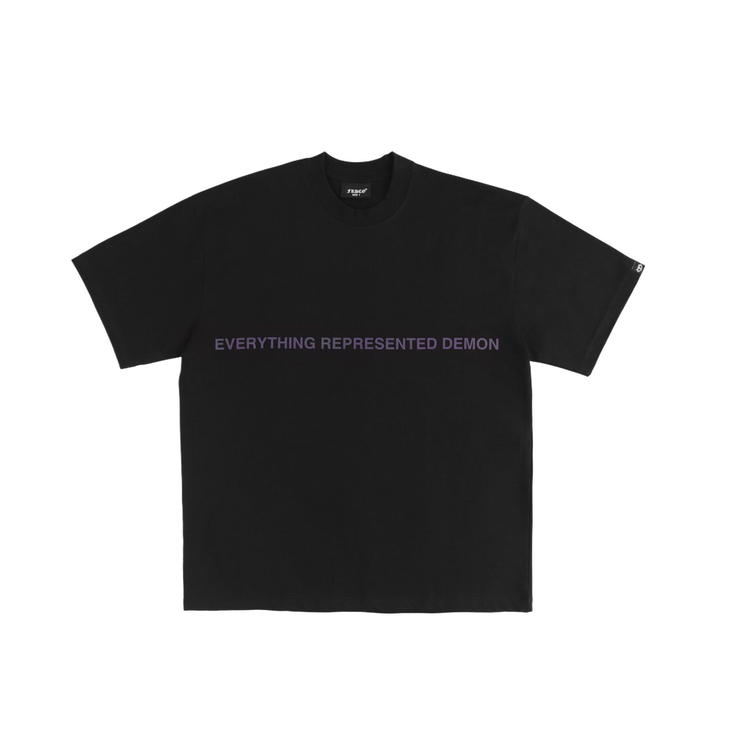 SS25 RAINBOW ESSENTIAL BLACK TEE