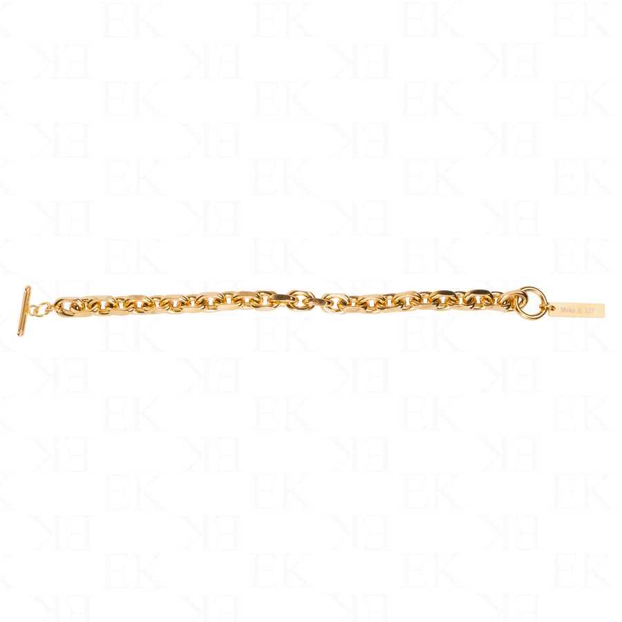 T Link Bracelet Gold