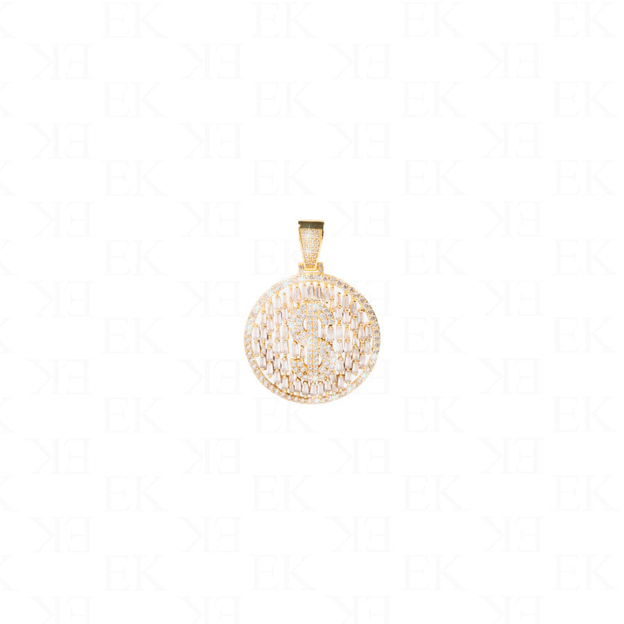 Dollar Sign Necklace Gold