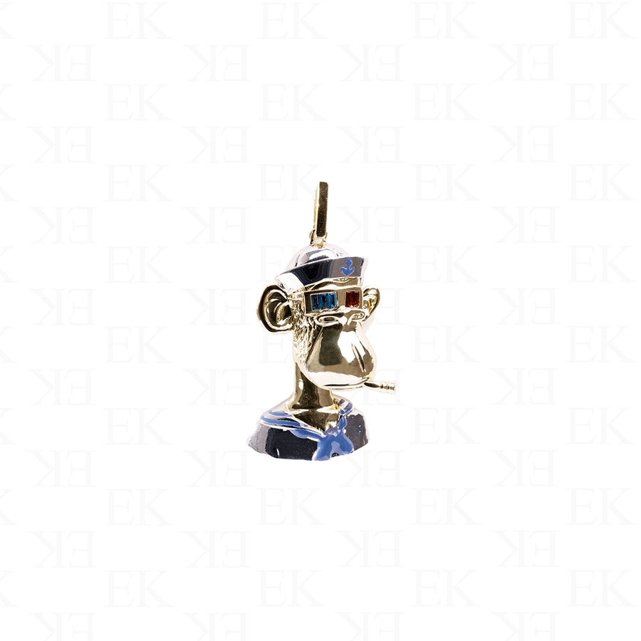 BAYC Monkey Necklace Sailor