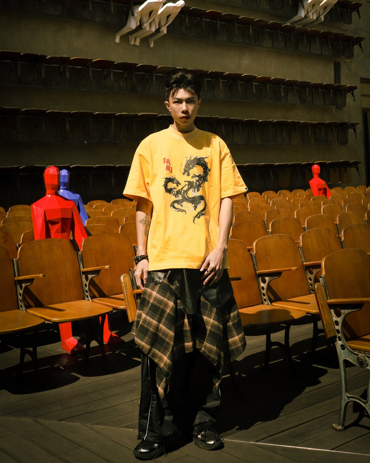 WARRIOR ESSENTIAL YELLOW TEE