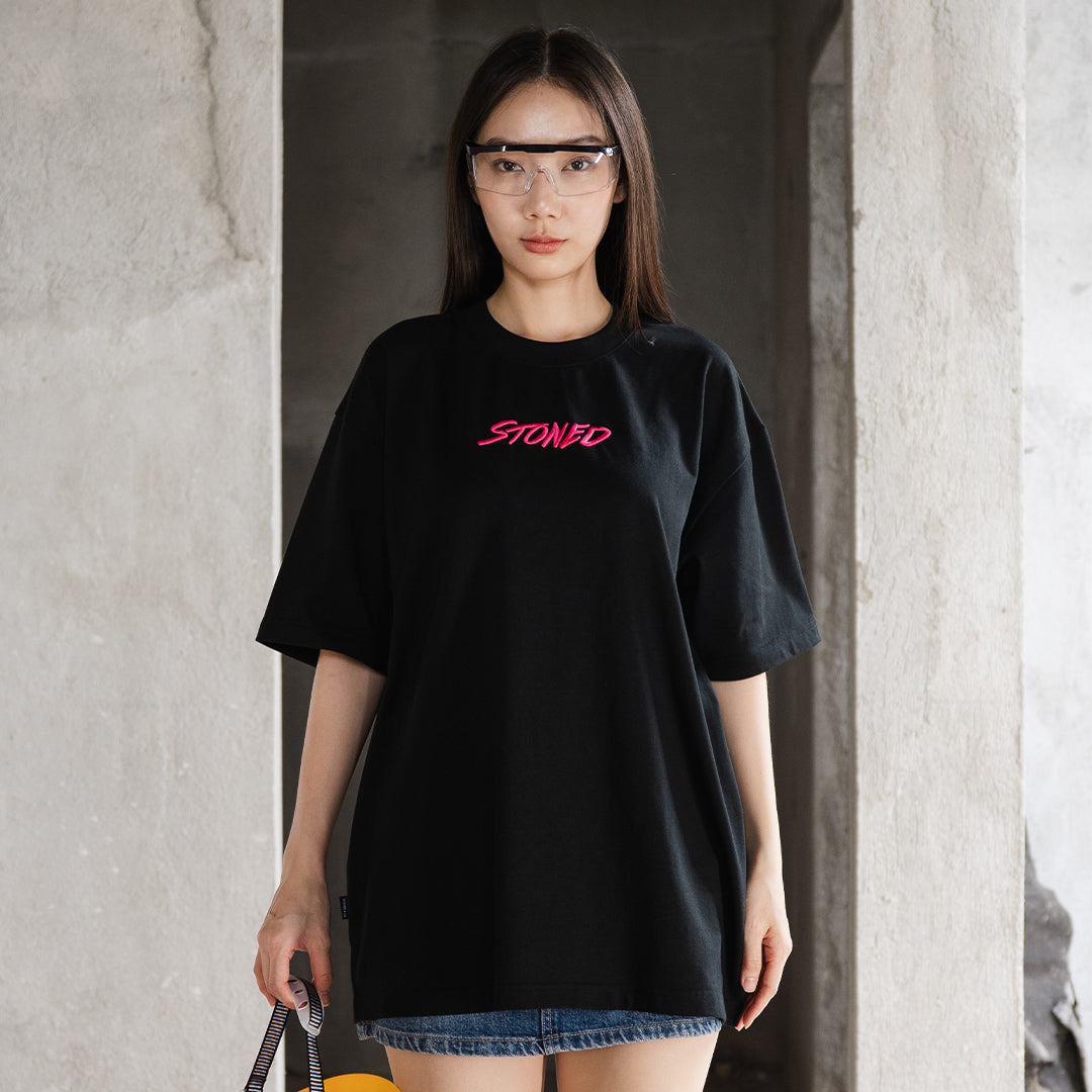 STONED & CO WBB25 : Emblem Tee Black