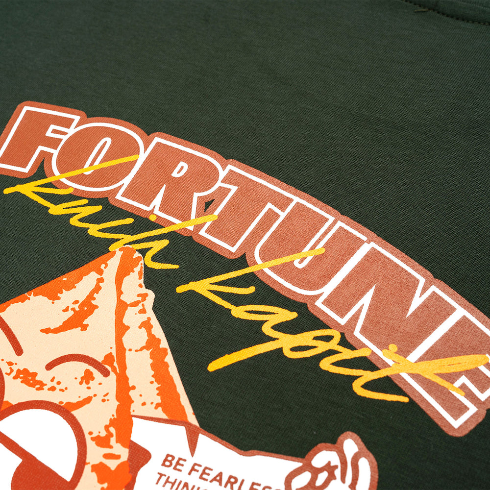 Fortune Kuih Broad Tee - Pine Green