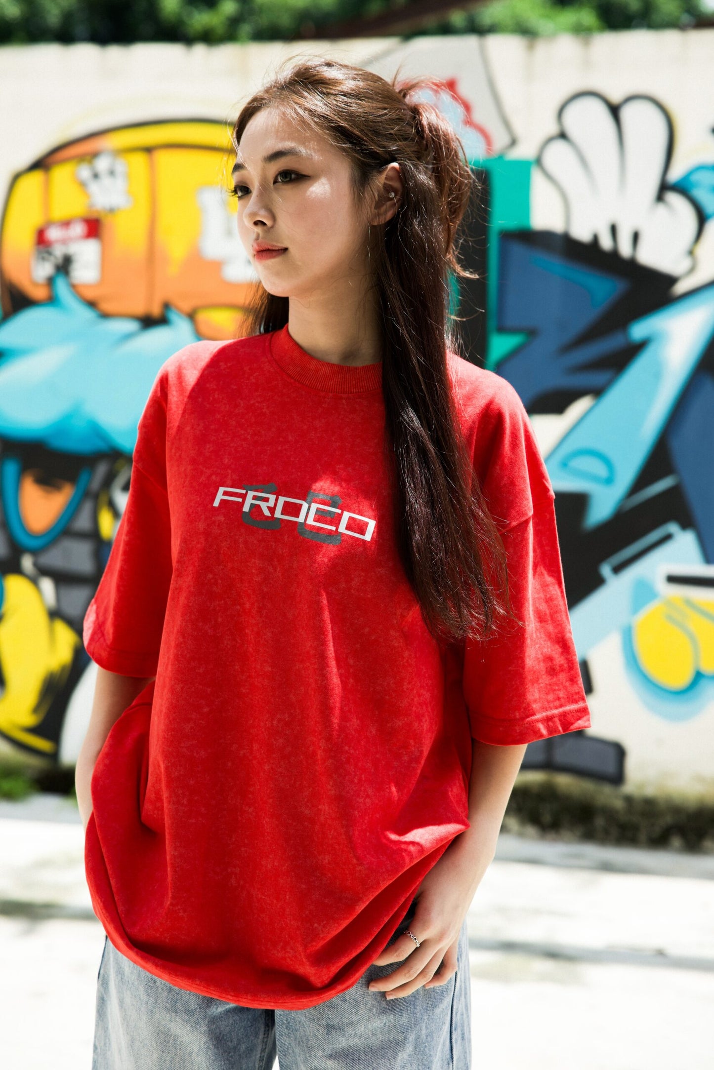 3M REFLECTIVE SNAKE WASHED RED TEE