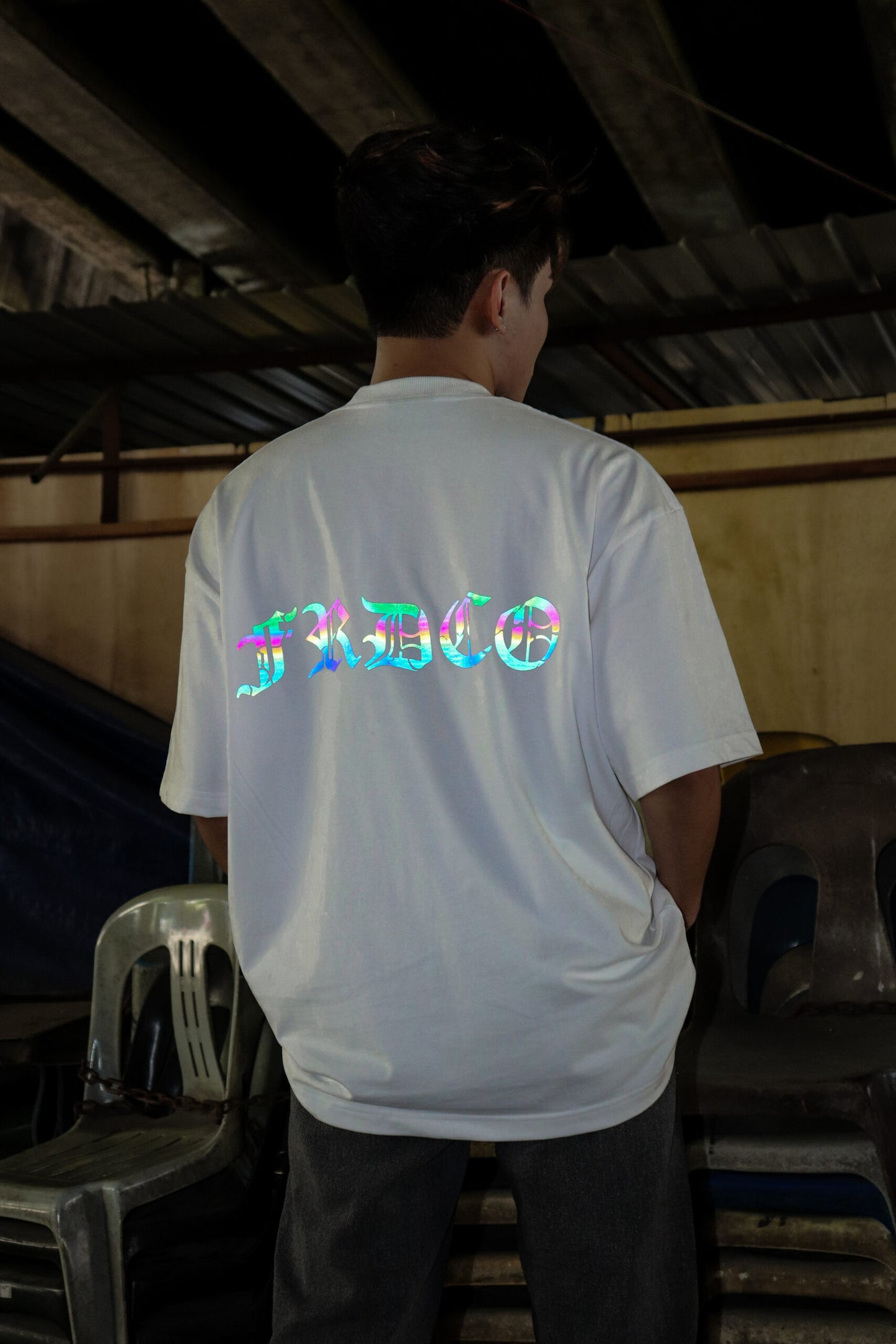 SS25 RAINBOW ESSENTIAL WHITE TEE