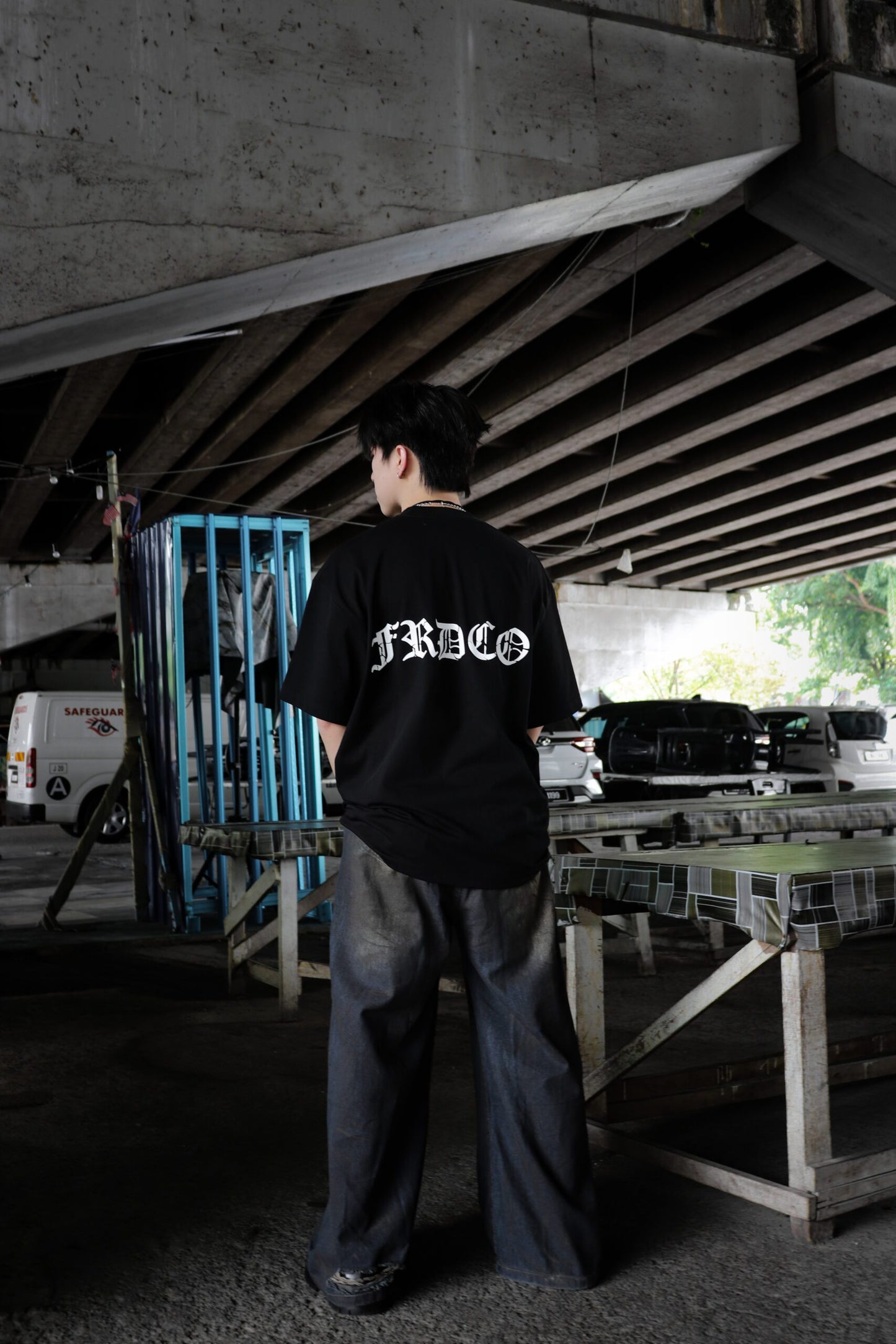 GOD NO TEARS BLACK TEE