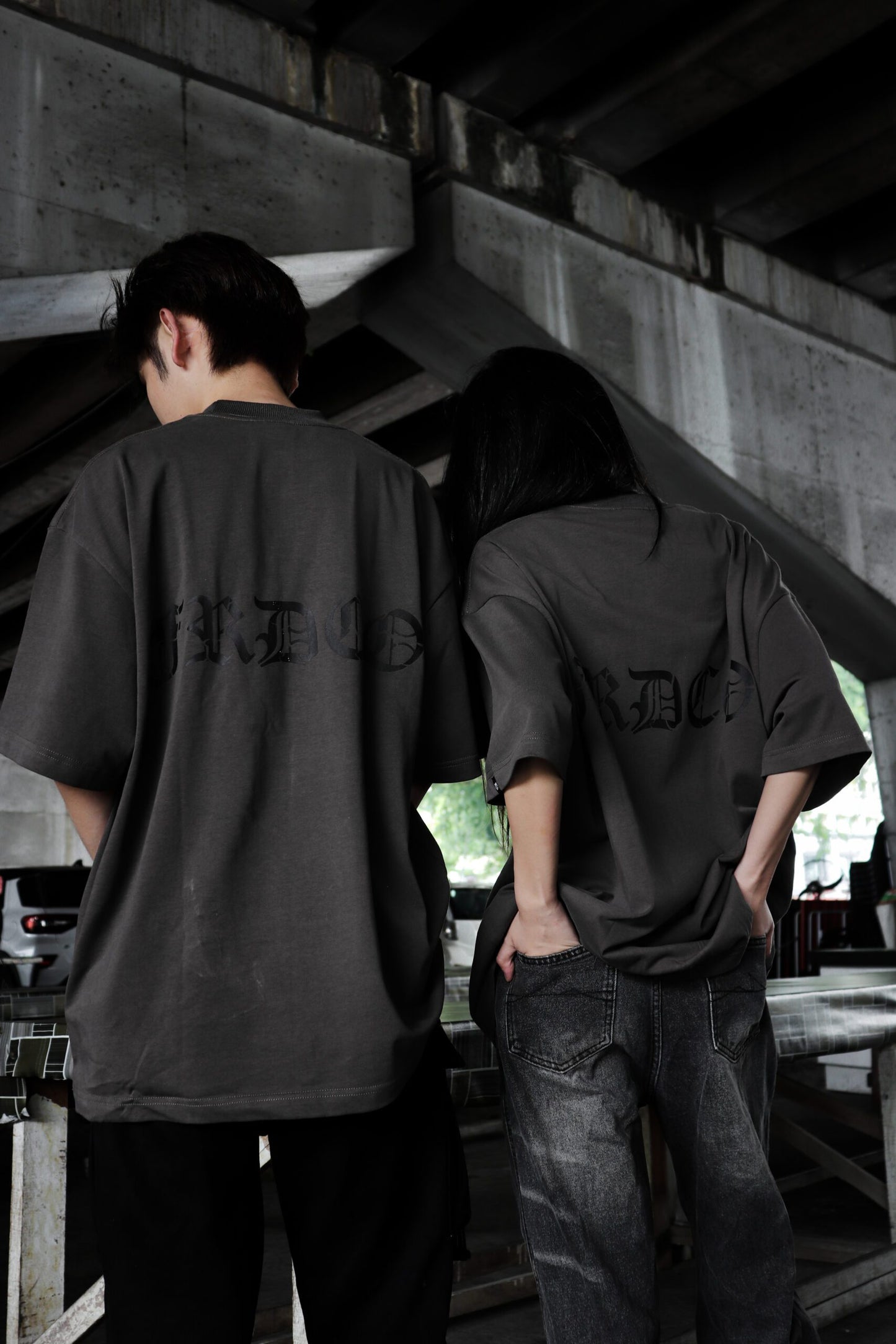 STONED HEARTS GREY TEE