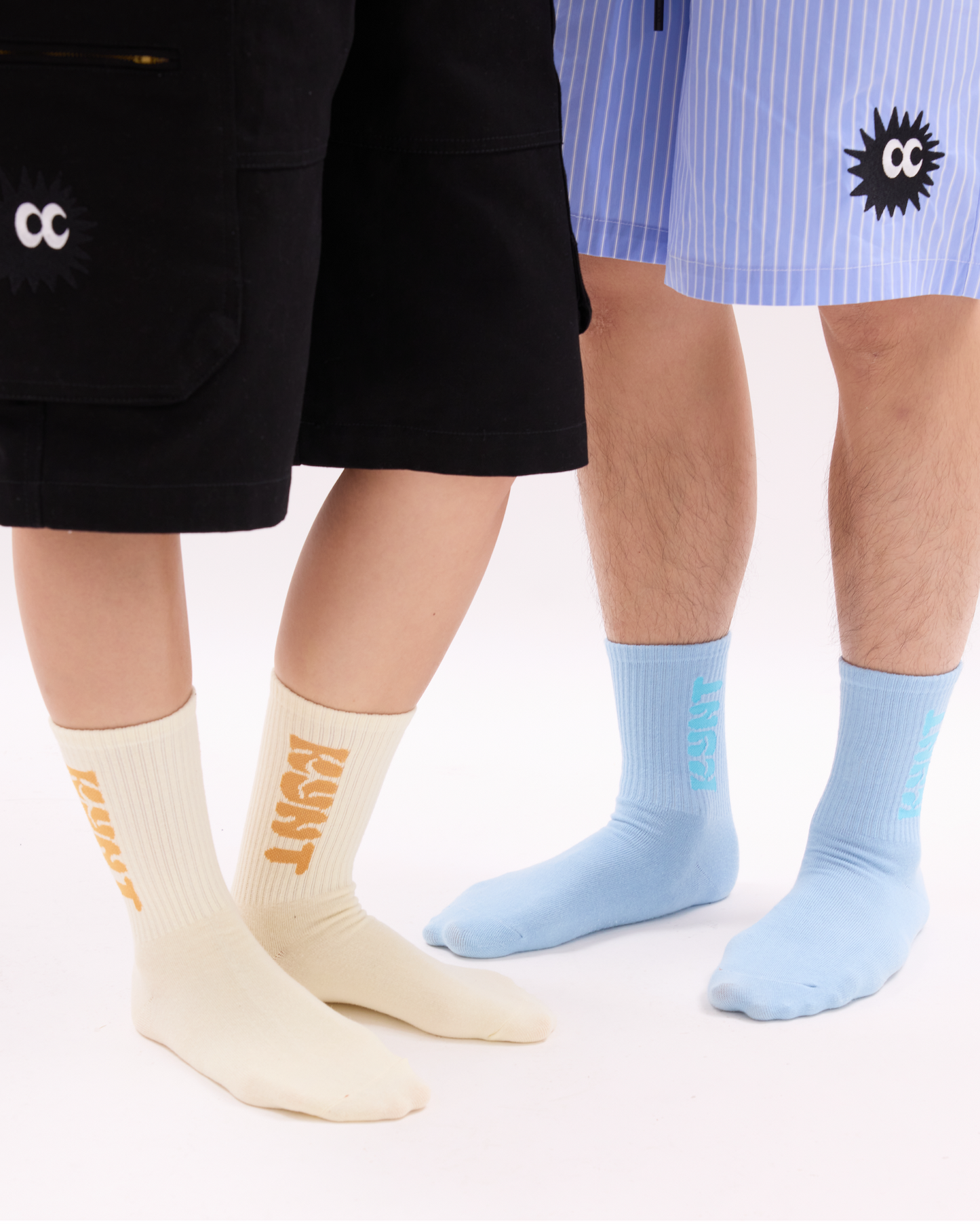 Logo Socks Beige