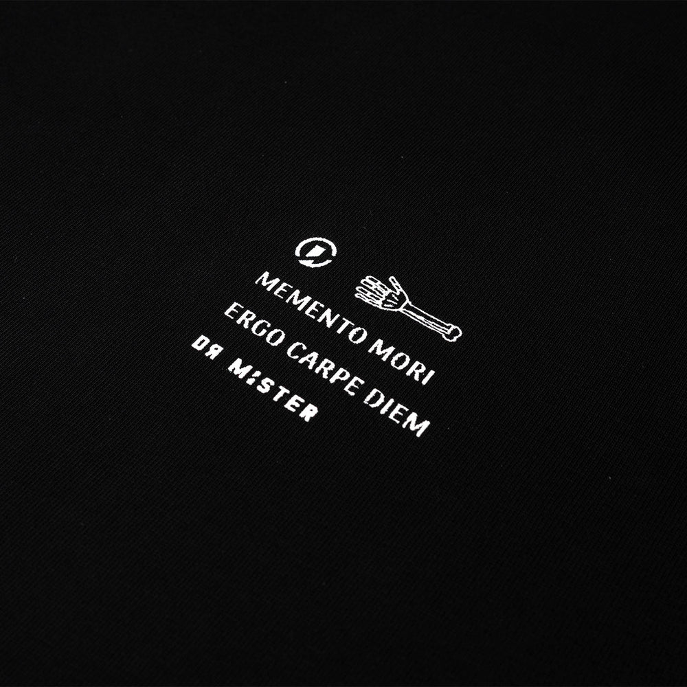 "Rewind" Memento Mori Tee – Black