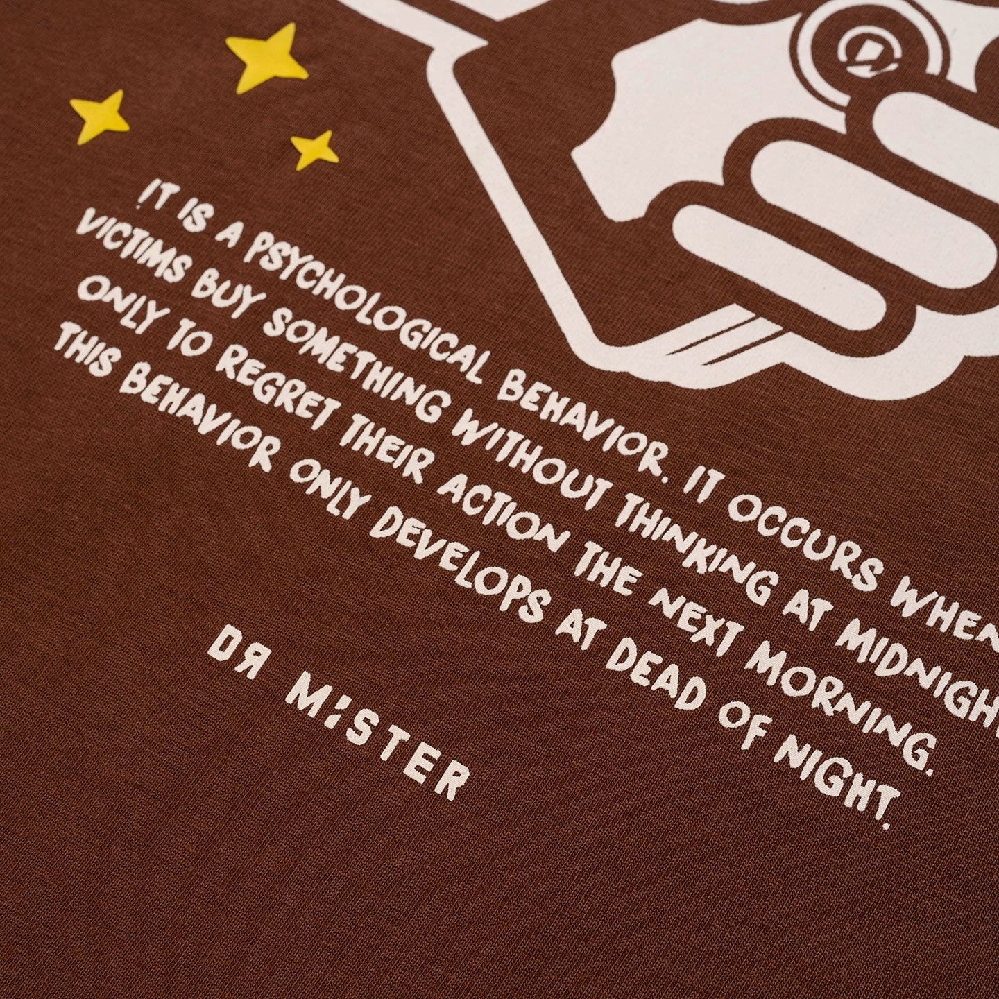 Money Taken Broad Tee - Walnut Brown