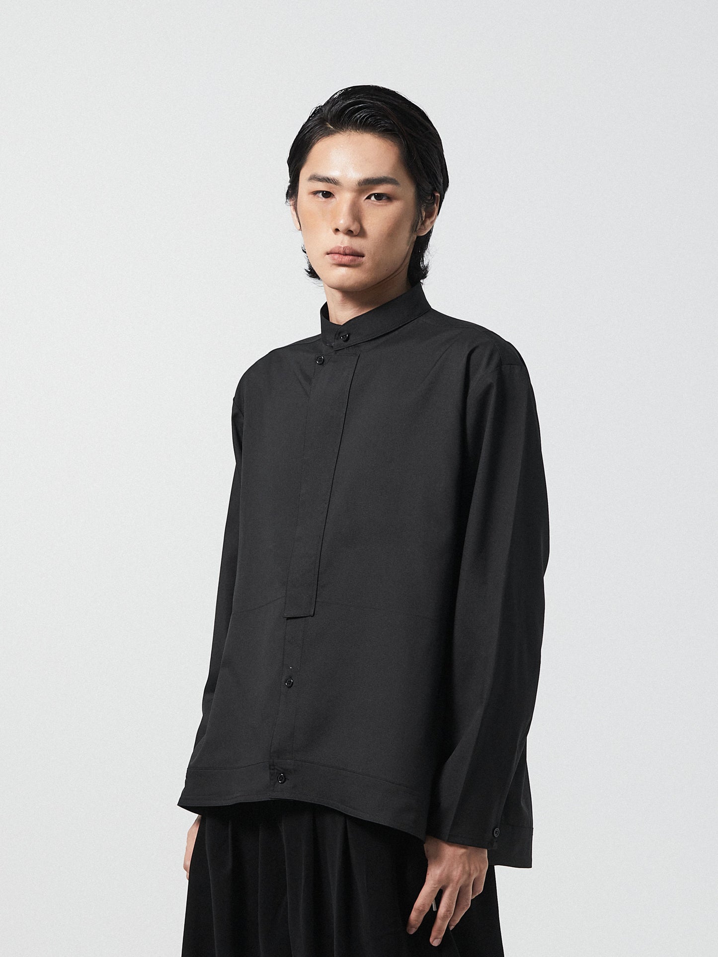 Modern Zen Collar Shirt | White