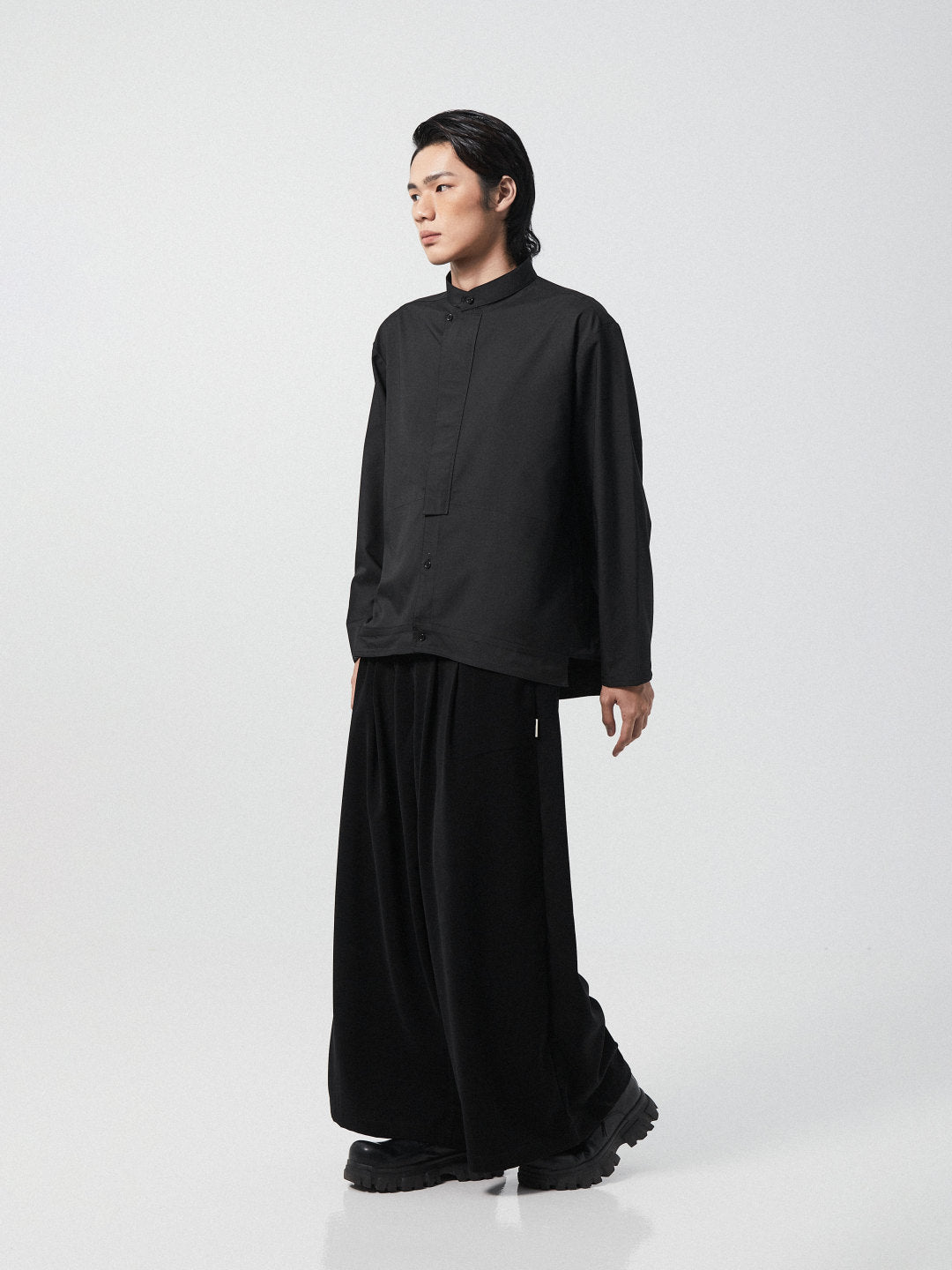 Modern Zen Collar Shirt | White