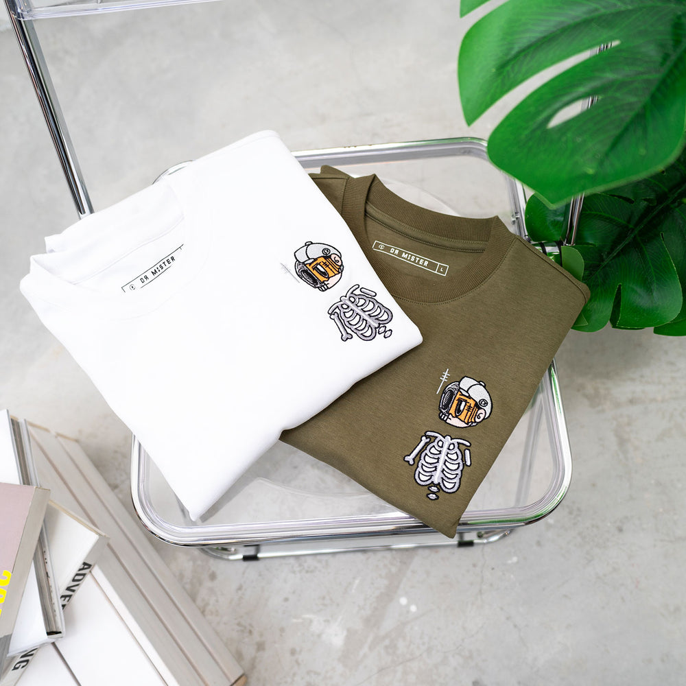 Nothing Matters Heavy Broad Tee - White