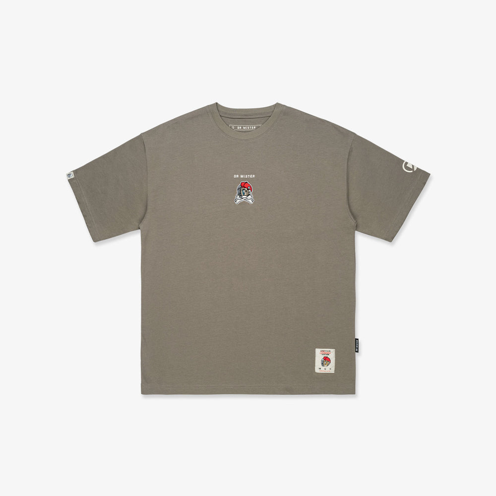 HDHF Skullmark Broad Tee - Pale Brown