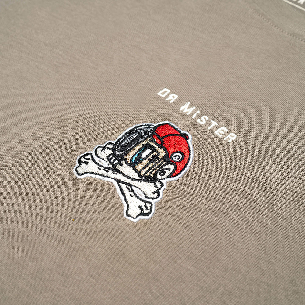 HDHF Skullmark Broad Tee - Pale Brown
