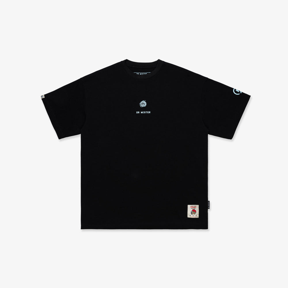 Scribbles Chaotic Peace L-Broad Tee - Black