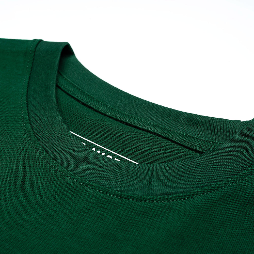 Scribbles Chaotic Peace L-Broad Tee - Sacramento Green